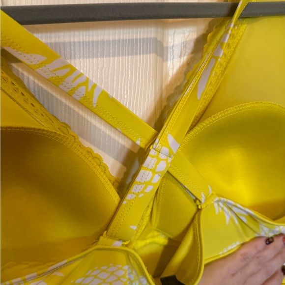 Practically New Torrid yellow pineapple wireless swim dress - Picture 9 of 10